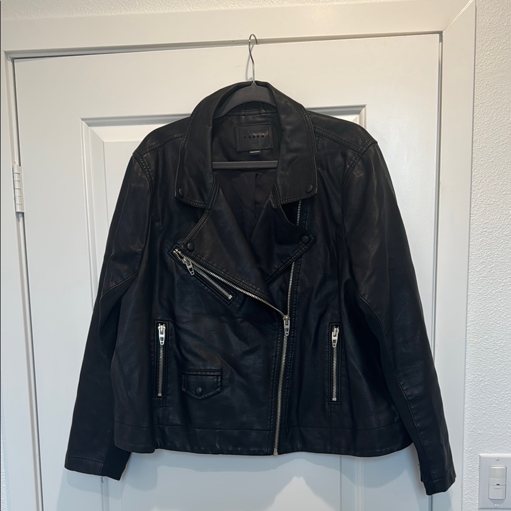 Anthropologie Blank NYC Black Leather Jacket